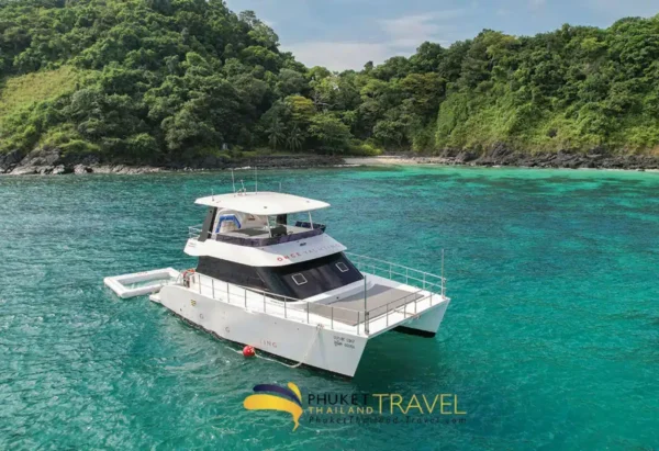 Half Day Afternoon Slider Yacht Power Catamaran 48ft Coral+Maiton or Racha