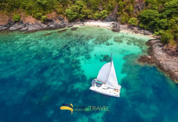 Half Day Afternoon Sailing Catamaran 40-47ft Coral+Sunset