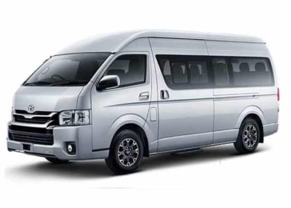Half Day Rental 6 hours - Van Toyota Commuter (OLD Model)
